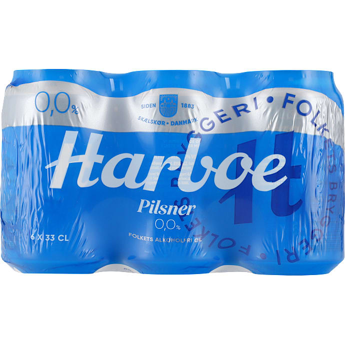 Harboe Pilsner 0,0% – produktbillede