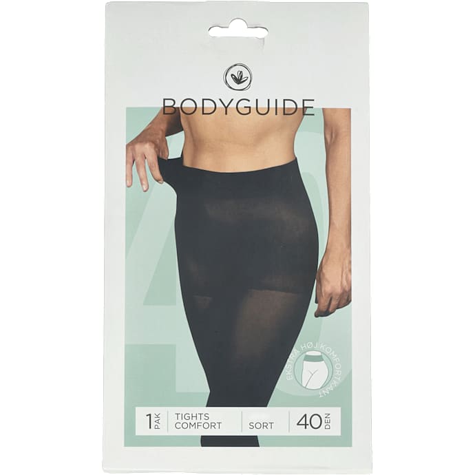Bg comfort 40den 1-pack sort s/m – produktbillede