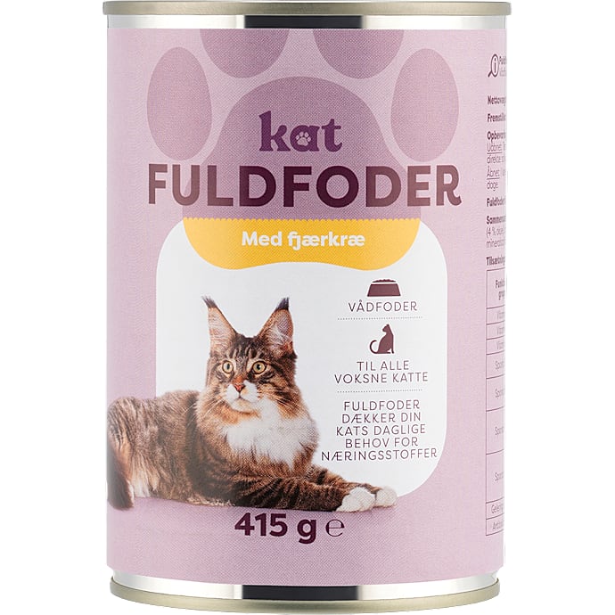 Vådfoder m. kylling