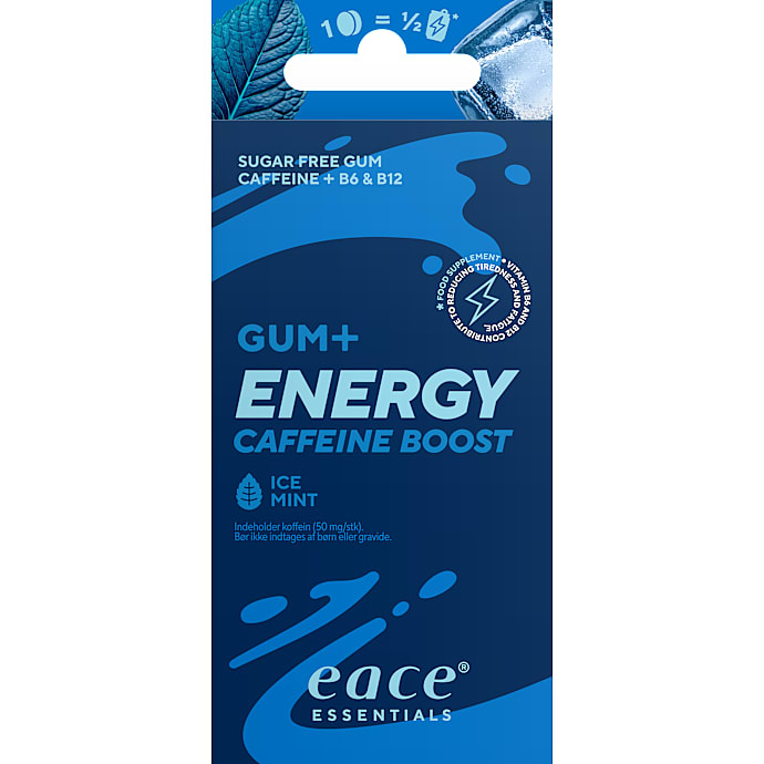 Eace gum+ energy, 10 stk (20 g) (hang)