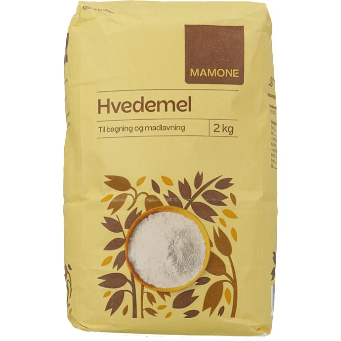 hvedemel 2 dl hvedemel