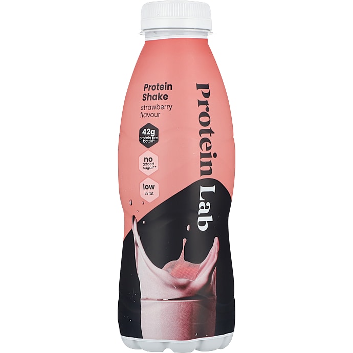 Proteindrik m. jordbærsmag