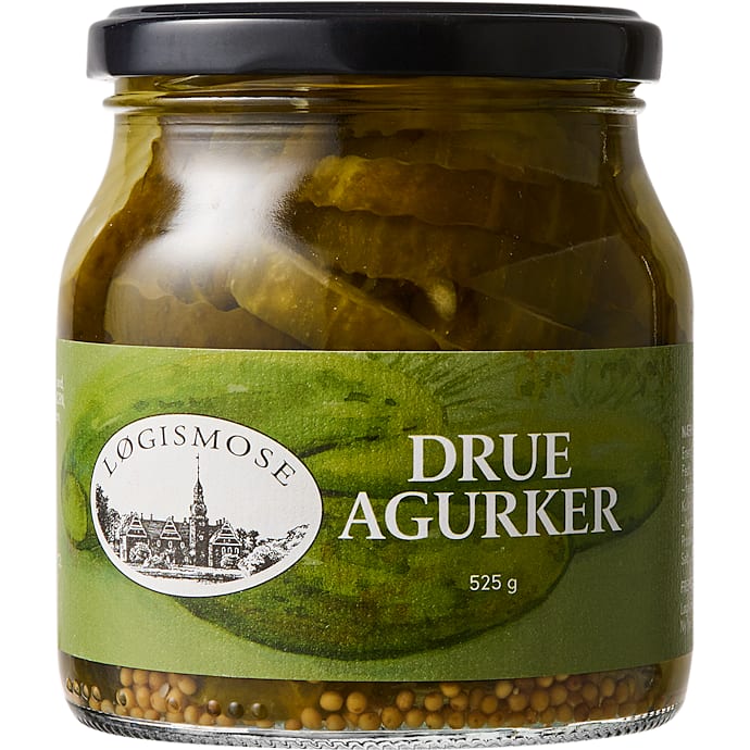 Syltede drueagurker – produktbillede