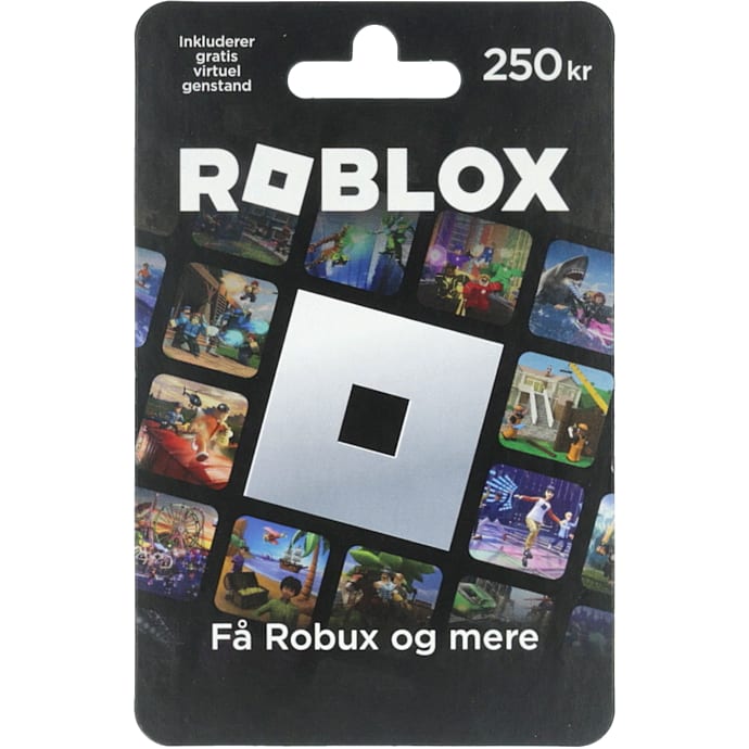 Roblox gavekort 250 dkk