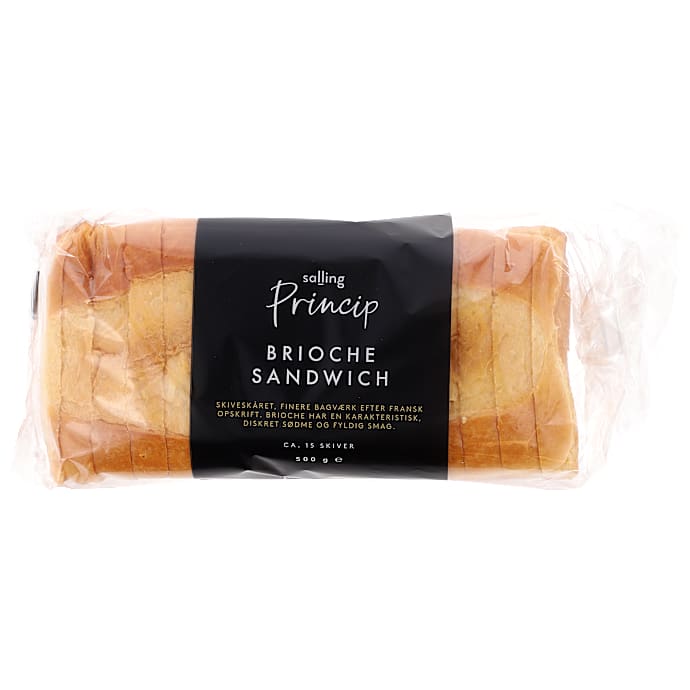 Brioche sandwich skiveskåret – produktbillede