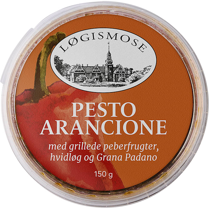 Pesto m. grillede peberfrugter og hvidløg