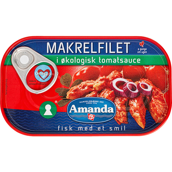 Makrelfilet i tomat