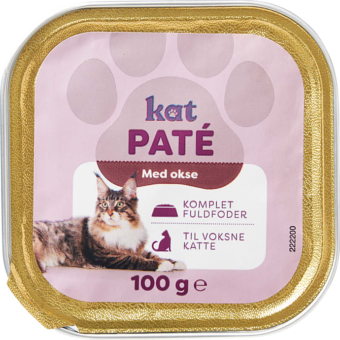 Kattepaté m. oksekød