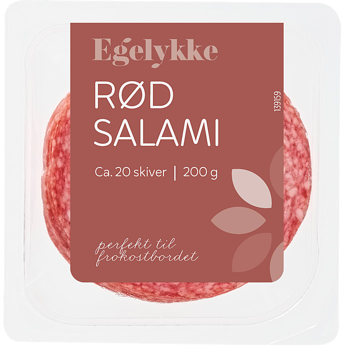 Rød salami – produktbillede