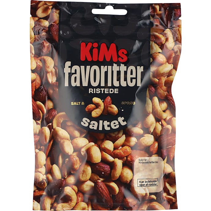 Favoritter ristet nøddeblanding m. honning og salt – produktbillede