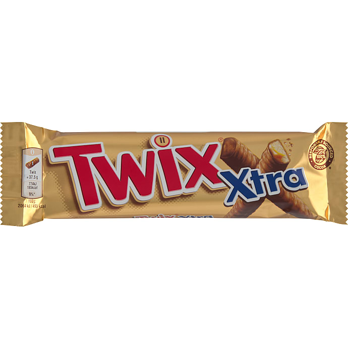 Chokoladebar m. kiks og karamel