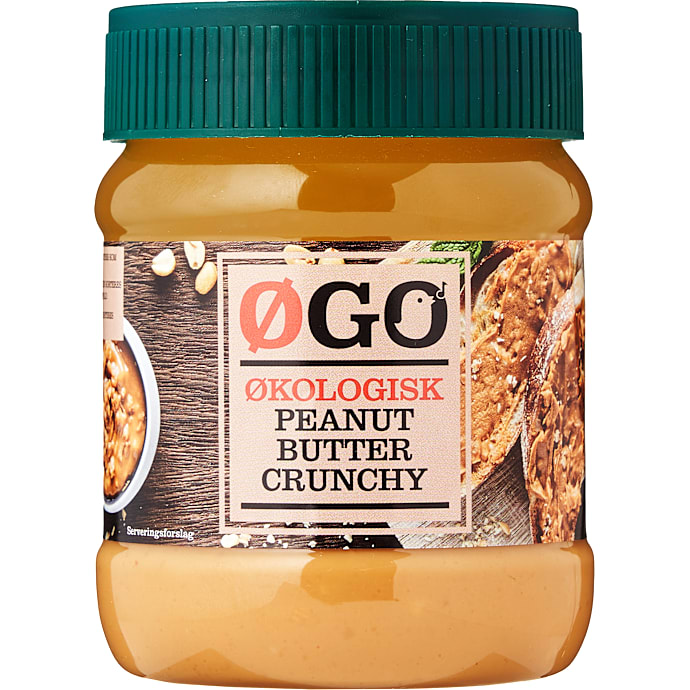 Crunchy peanutbutter øko – produktbillede