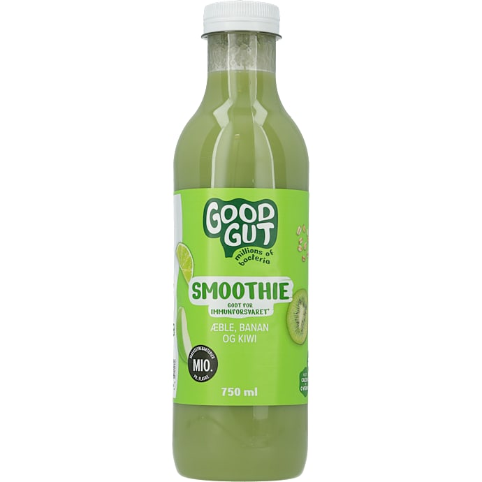 Smoothie m. æble, banan og kiwi