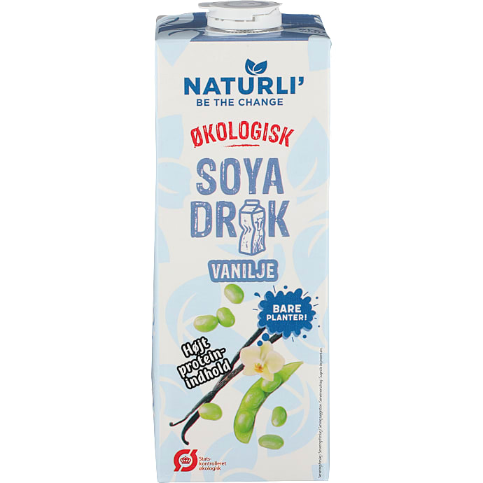 Sojadrik m. vanilje øko – produktbillede