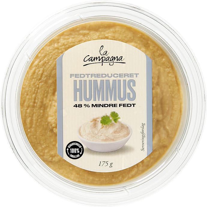 Hummus fedtreduceret