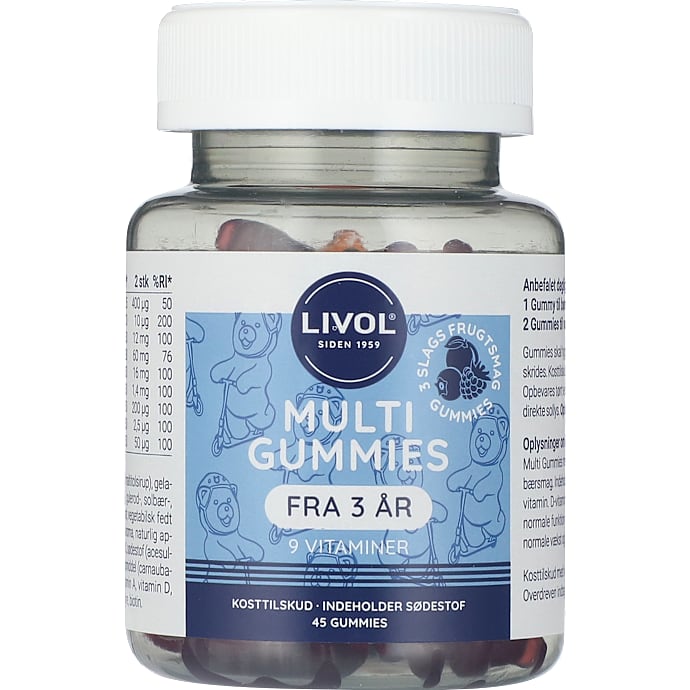 Vitamin vingummibjørne m. frugtsmag – produktbillede