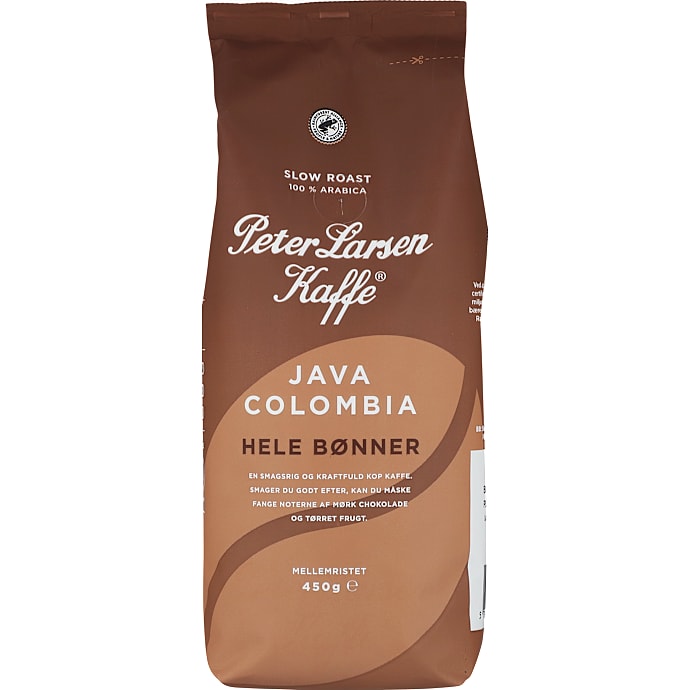 Java Colombia hele bønner – produktbillede