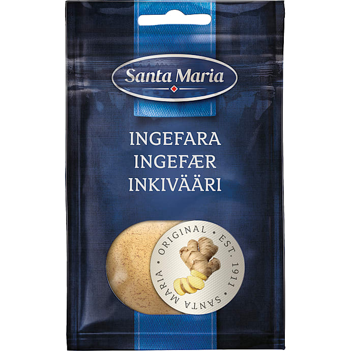Stødt ingefær – produktbillede