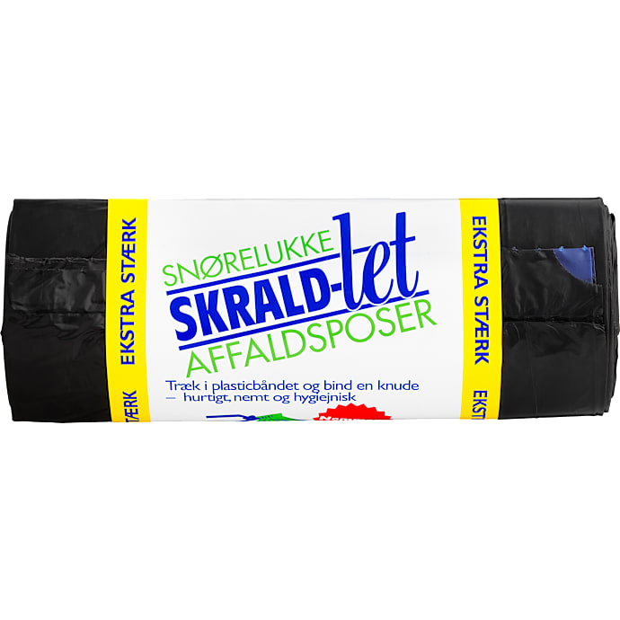 Affaldsposer m. snøreluk 20 L