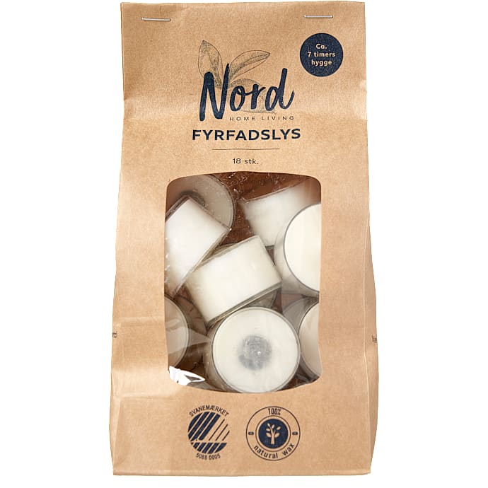 Nord fyrfad bio 18 stk 7 timers
