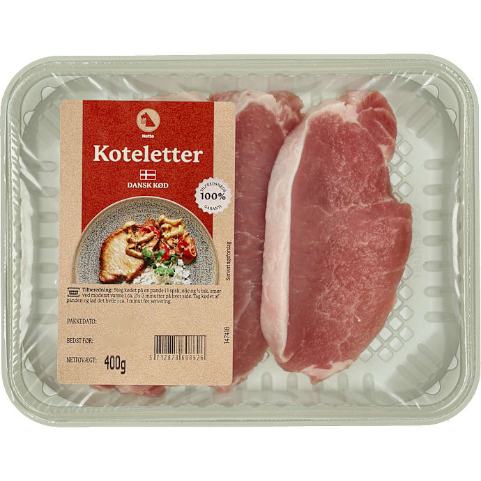 Koteletter – produktbillede