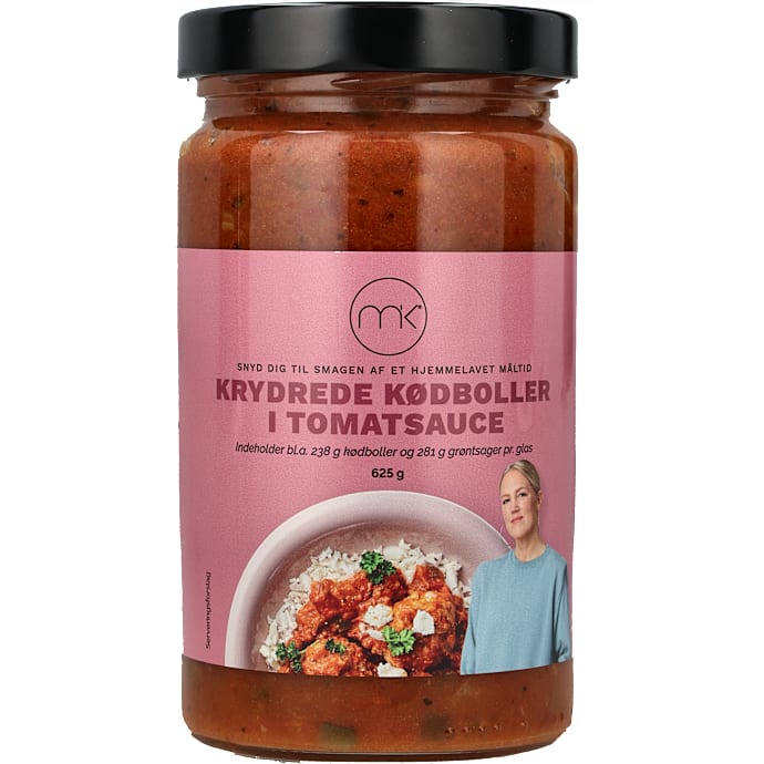 Krydrede kødboller i tomatsauce