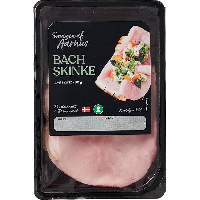 Bach skinke i skiver