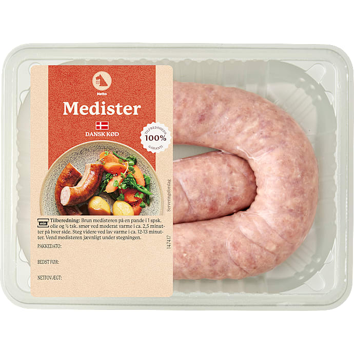 (dp) netto medister 500g – produktbillede