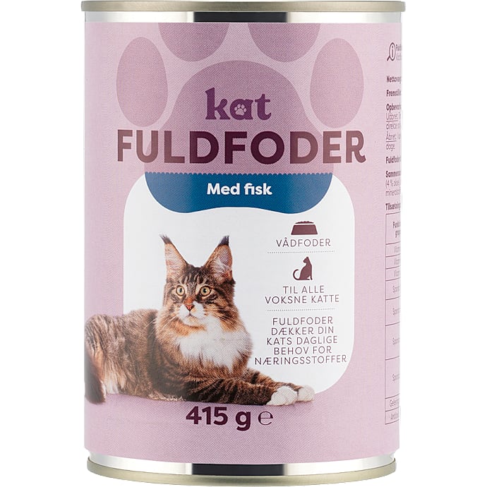 Vådfoder m. fisk