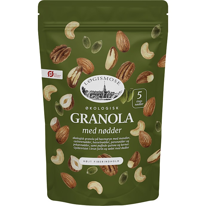 Granola m. nødder øko