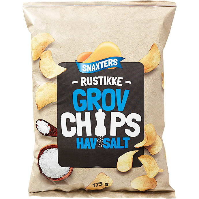 Grove chips m. havsalt