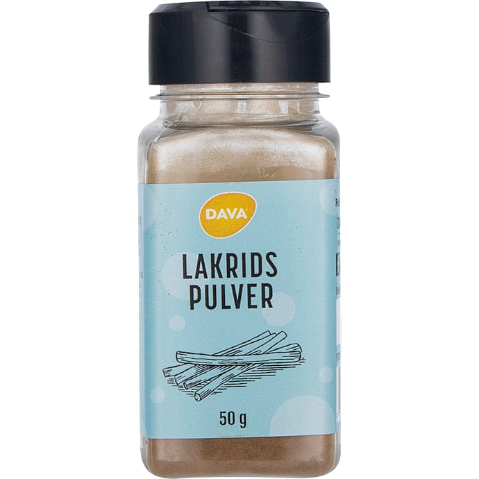 DAVA lakridspulver