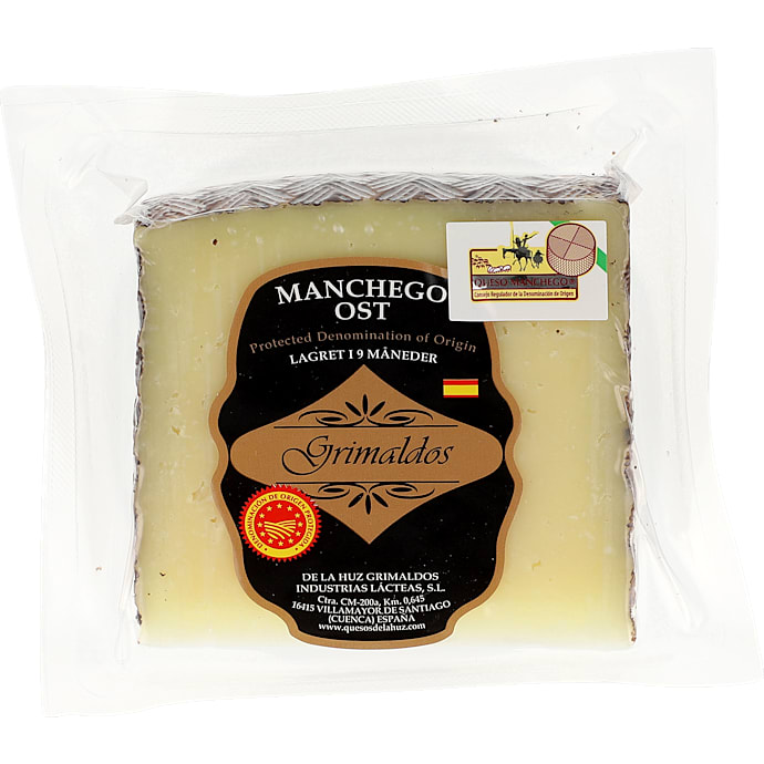 Manchego lagret 9 mdr. 37% fedt – produktbillede