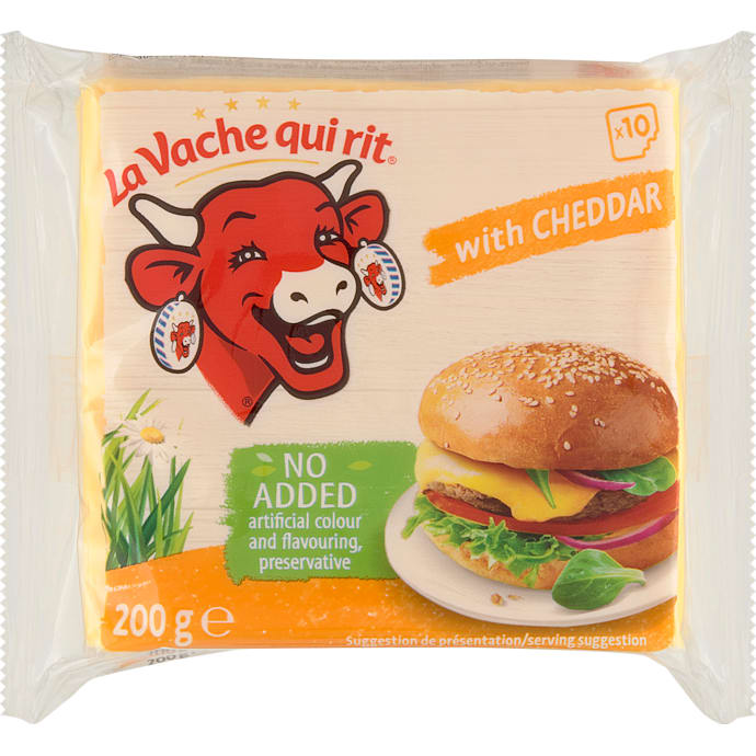 Toast- og burgerost i skiver m. cheddar 40+ – produktbillede