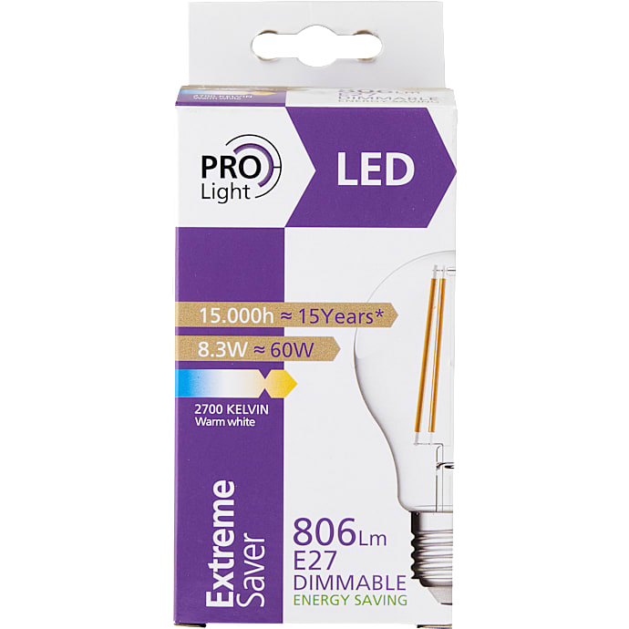 Prolight LED pære A60 E27 – produktbillede