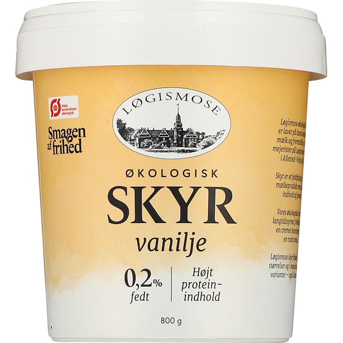 Skyr m. vanilje 0,2 % fedt øko