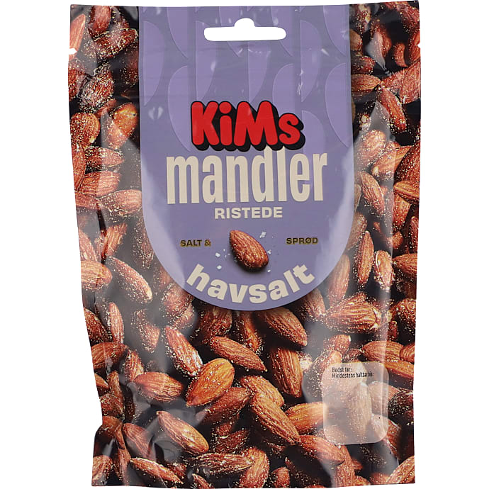 Ristede mandler m. havsalt – produktbillede