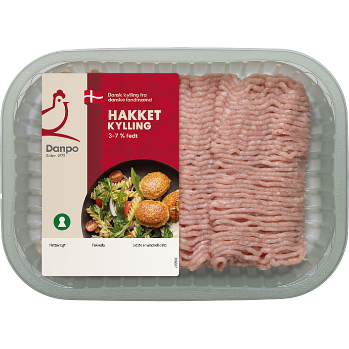 hakket kylling