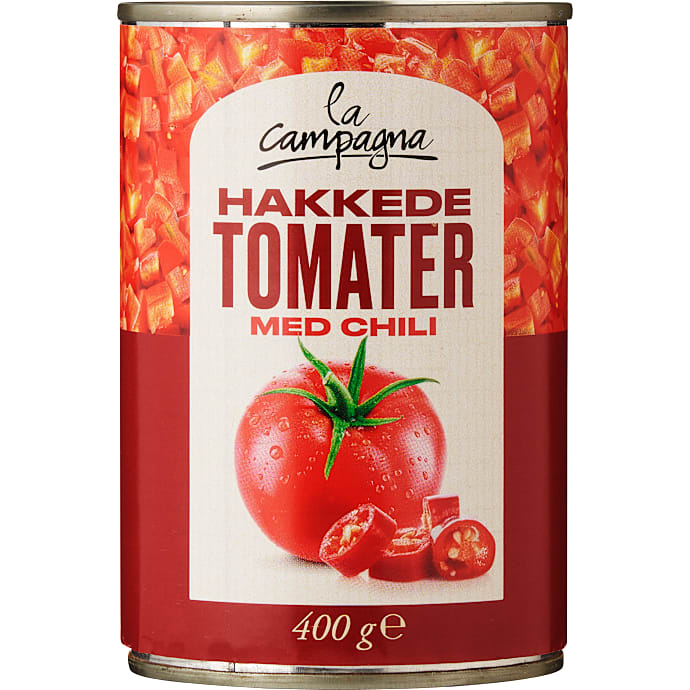 Hakkede tomater m. chili – produktbillede