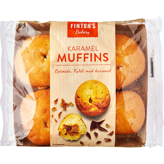Muffins m. karamel – produktbillede