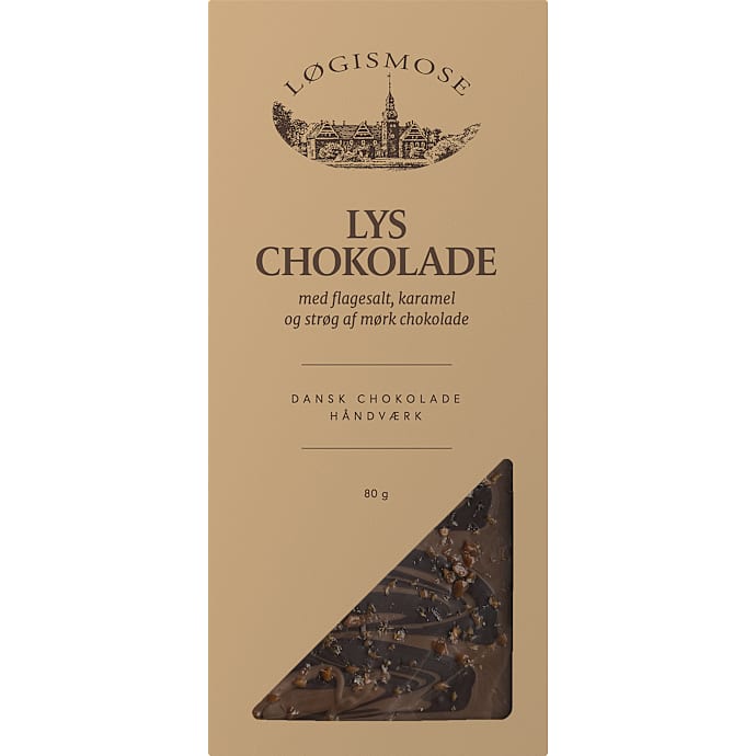 Lys chokolade m. karamel og salt