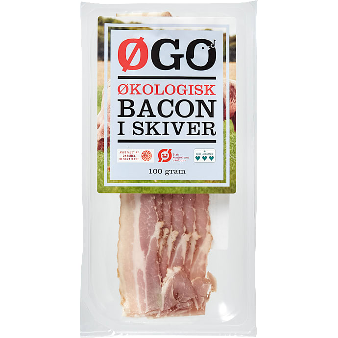 Bacon i skiver øko – produktbillede