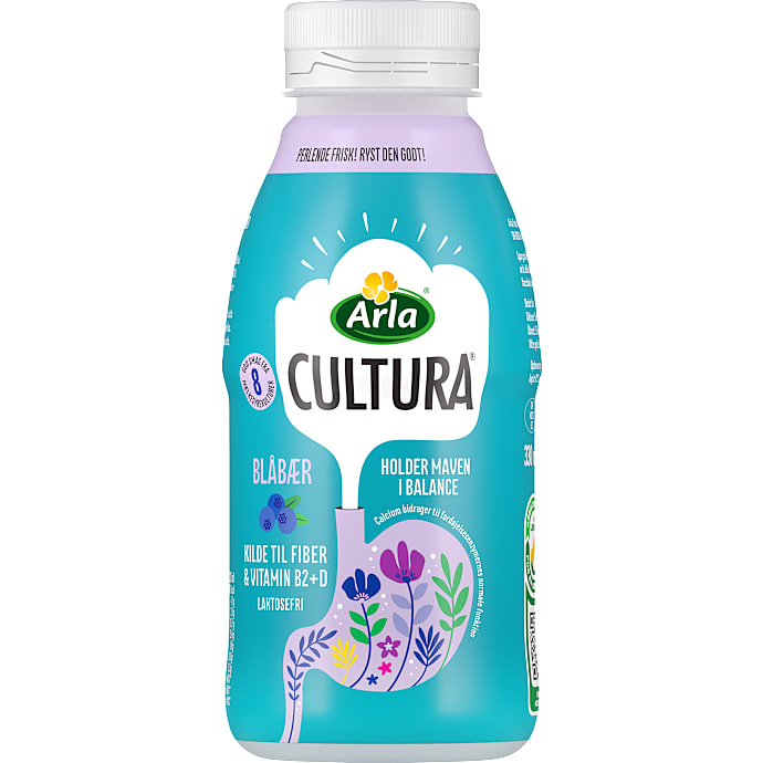 Drikkeyoghurt m. blåbær 1,4% fedt – produktbillede