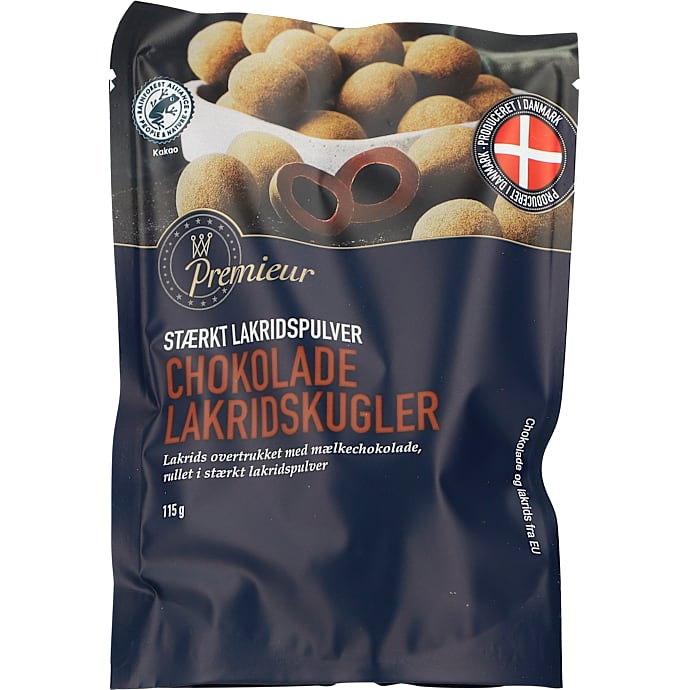 Lakridskugler stærk – produktbillede