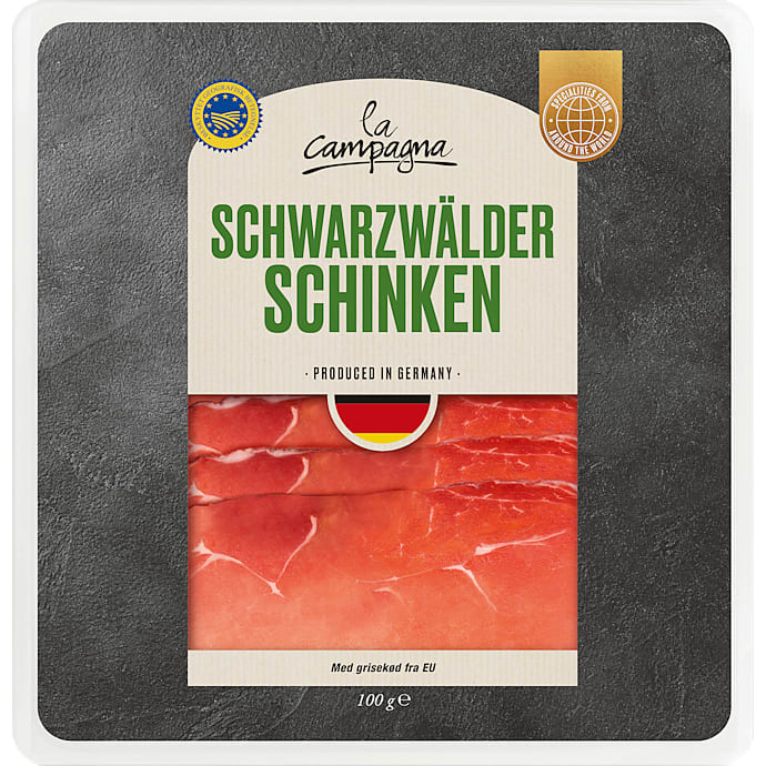 Schwarzwald skinke i skiver