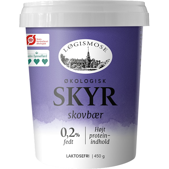 Løgismose skyr skovbær 450g øko lf