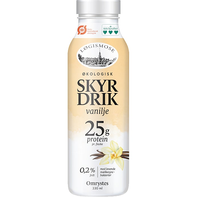 Løgismose skyrdrik vanilje øko 330ml
