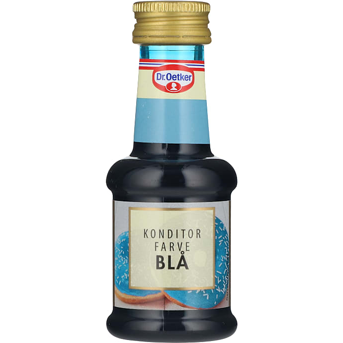 Blå konditorfarve