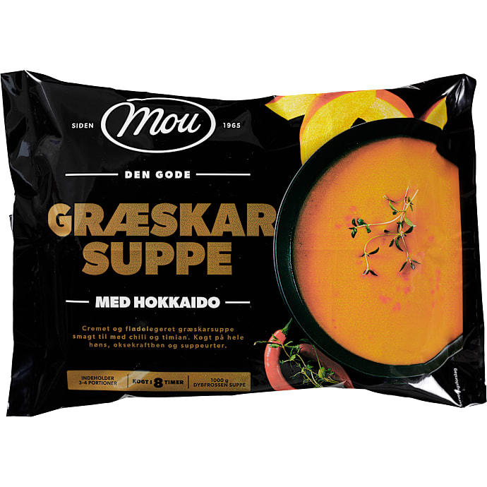 Græskarsuppe m. chili