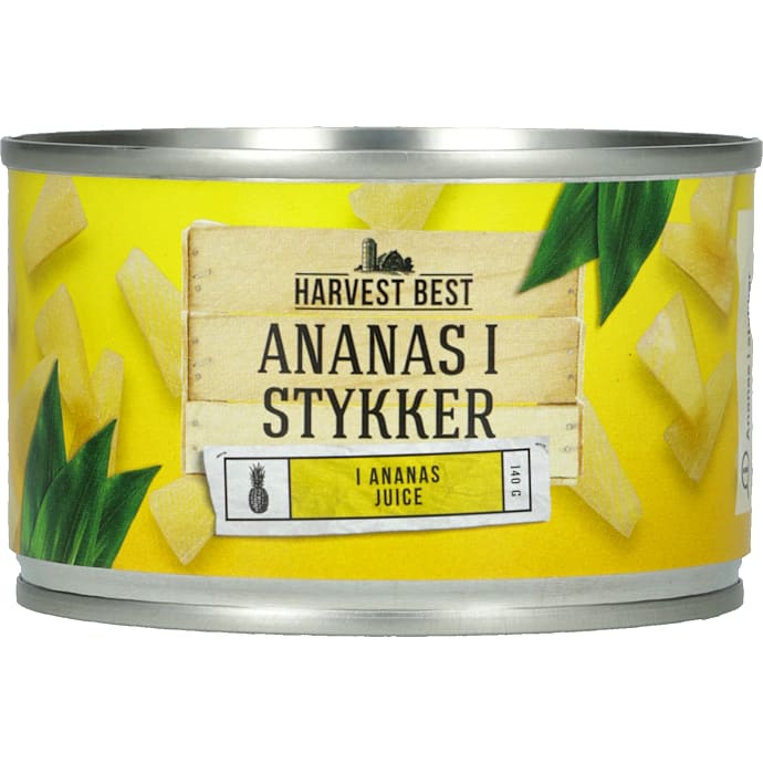 Ananas i stykker